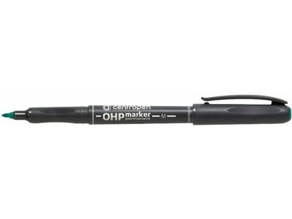 Popisovač permanentní Centropen 2637, kulatý hrot, 2,5 mm, zelený