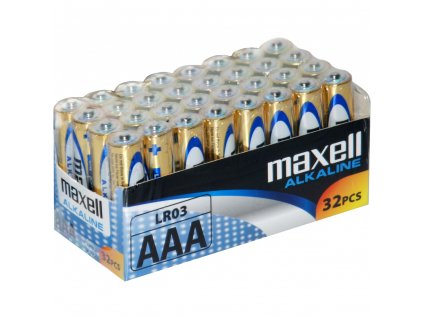 Alkalická baterie Maxell (mikrotužková) L03/AAA, 1,5V, cena za 4 ks (baleno shrink 4 ks)