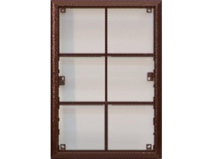 Rám Tesla KARAT pro 6 modulů (antika měděná)