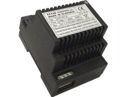 Síťový zdroj Tesla pro 2-BUS na DIN lištu (8V/0,7A stř.; 24V/0,25A ss.) max. pro 100 DT