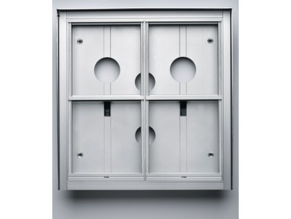 Montážní deska Tesla Stropkov GARANT pro 4 moduly se stříškou horizontální pod omítku