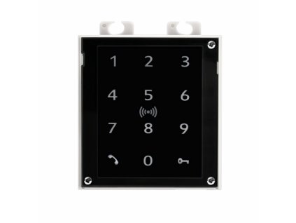 2N® IP Verso, rozšiřující modul dotykové klávesnice a čtečky RFID 13,56 MHz+125 kHz, NFC, UID