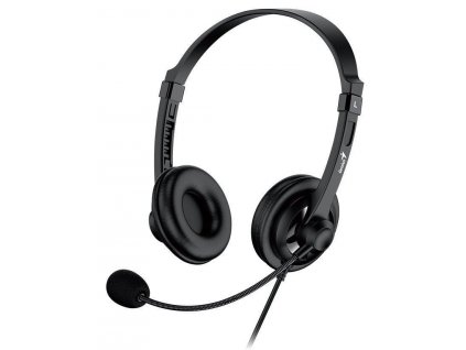 Souprava náhlavní GENIUS HS-230U, USB, černá