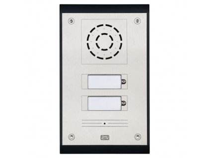 2N® IP Uni, dveřní interkom, 2 tl., vč. zápustné krabice