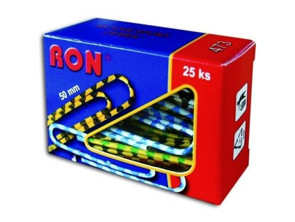 Spony dopisní RON 473, 50 mm, 25 ks