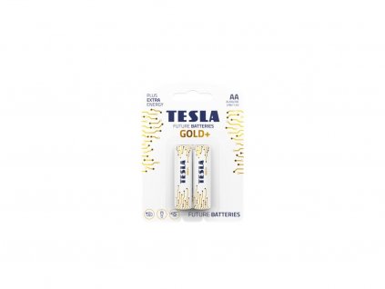Baterie Tesla GOLD+ - tužková baterie AA (LR06) balení v blistru po 2 ks