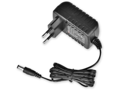 Adaptér 12V=/2A, flexo 120 cm, zakončený konektorem 5,5/2,1 mm