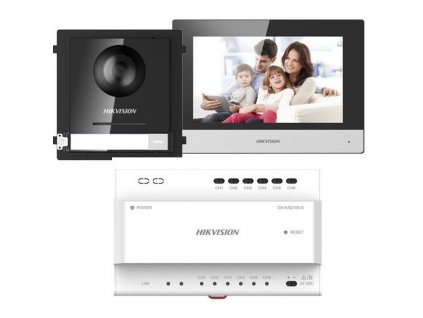 Kit IP videotelefonu Hikvision DS-KIS702