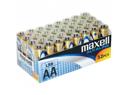 Alkalická baterie Maxell (tužková) L06/AA, 1,5V, cena za 4 ks (baleno shrink 4 ks)