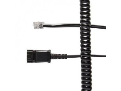 JPL BL-04+P kabel pro náhlavky s QD konektorem do RJ9 portů