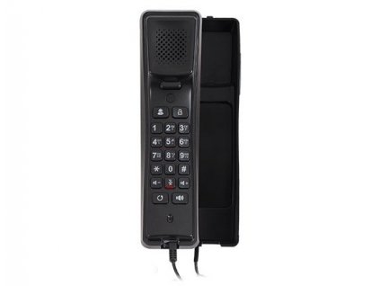 2N® IP Handset, vnitřní audio jednotka, nástěnná, PoE, 10/100BaseT, RJ-45, barva černá