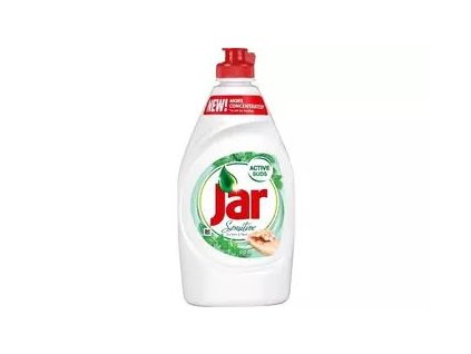 Prostředek na ruční mytí Jar Sensitive, na nádobí a povrchy, 450 ml, Tea Tree