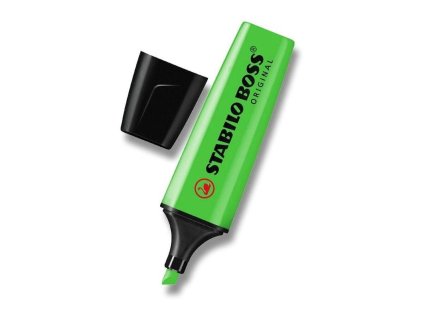 Zvýrazňovač Stabilo Boss Original, 2-5 mm, klínový hrot, zelený