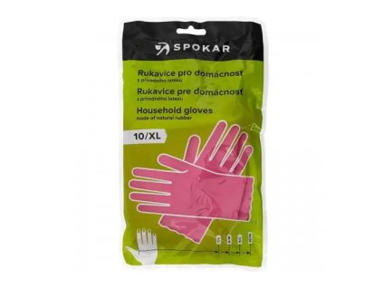 Rukavice gumové Spokar, úklidové, velikost 10/XL