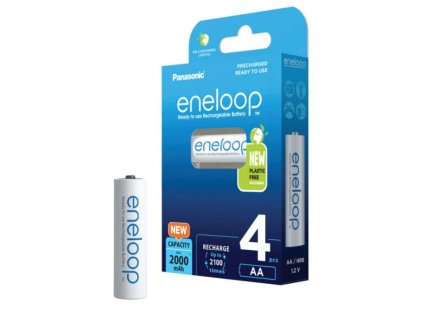 Baterie Panasonic ENELOOP AA tužkové nabíjecí baterie 2000 mAh, balení 4ks