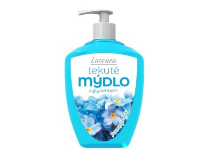 Mýdlo tekuté Lavonea, s pumpičkou, 500 ml, pomněnka