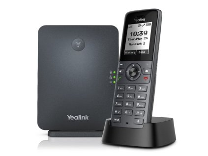 Bezdrátový DECT IP telefon Yealink W71P