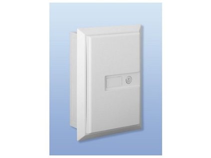 Rozváděč pod omítku MIS 1B, prázdný, pod omítku, zámek, krycí rámeček, příbal