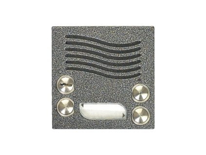 Modul zvonkové tablo elektrický vrátný Tesla KARAT 2-BUS, 2 tlačítka, měděná