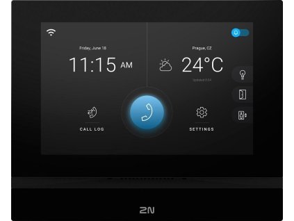 2N® Indoor View Wi-Fi vnitřní video jednotka, LCD 7", černý
