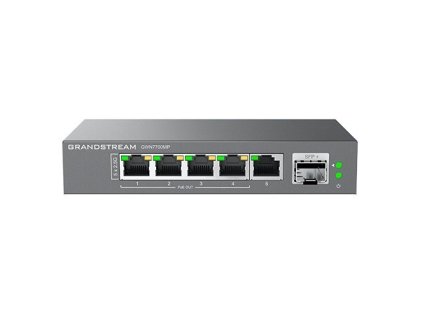 Switch unmanaged Grandstream GWN7700MP, 5 2,5 Gb portů, 1 SFP+