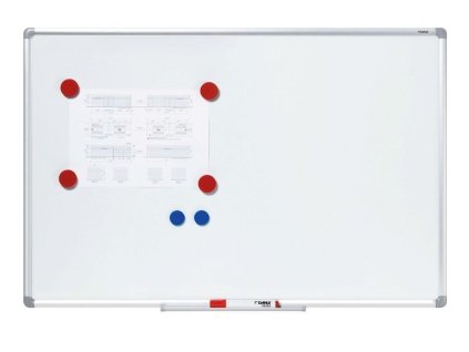Tabule magnetická Dahle Basic Board, 120 x 90 cm, nástěnná, lakovaná, hliníkový rám, bílá