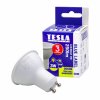 LED žárovka Tesla GU10, 3W, 230V, 250lm, 25 000h, 3000K teplá bílá, 100st