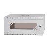 LEXI-Net Basic Rozvaděč nástěnný 19" 4U 520x450, dveře sklo, šedý