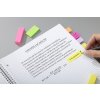 Záložka samolepicí 3M Post-it, 15x50 mm, papírová, neonové barvy, 5x100 ks