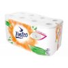 Papír toaletní Linteo, 3vrstvý, celulóza, 15 m, 130 útržků, bílý, 16 ks
