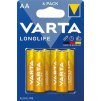Baterie Varta Longlife LR6/6, AA, 1,5V