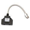 Rozdvojka - Adaptér 1x RJ45 8/8- 2x RJ45 8/4 PC-PC