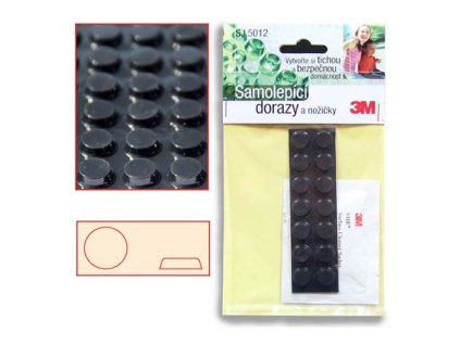 3M SJ5012R Bumpon černý 14ks/plato (Název 3M SJ5012R Bumpon černý 14ks/plato)