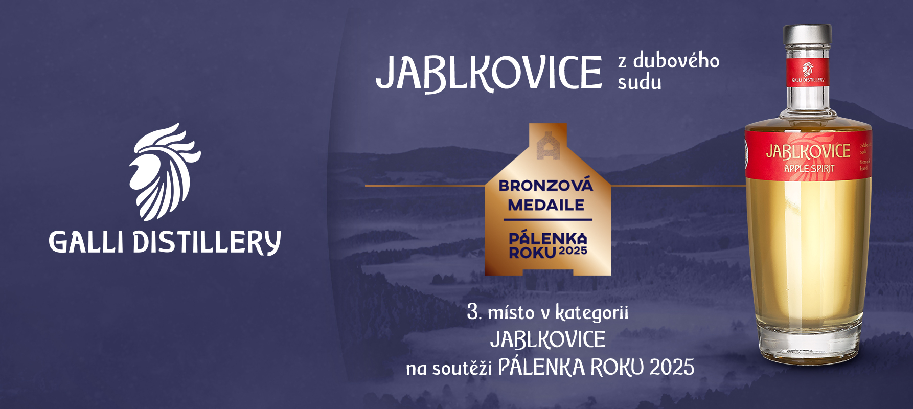 Bronz JABLKOVICE z dubového sudu roku 2025