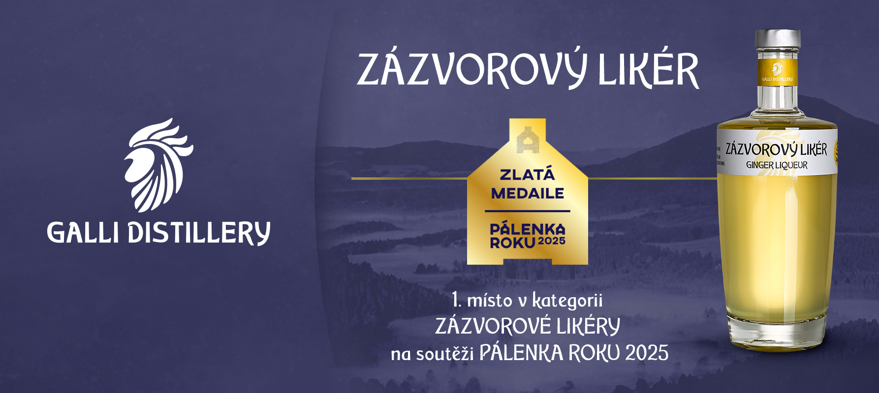 Zlato ZÁZVOROVÝ LIKÉR roku 2025