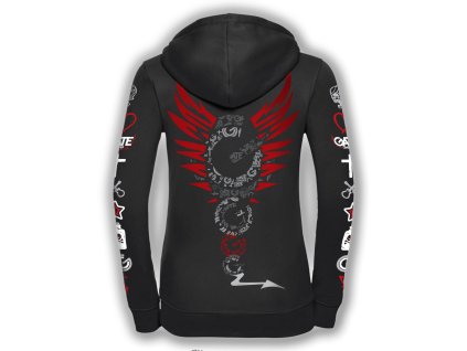 dámská mikina GATE Crasher Křídla zezadu