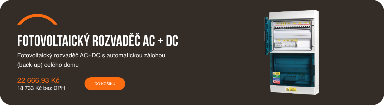 Fotovoltaický rozvaděč AC+DC