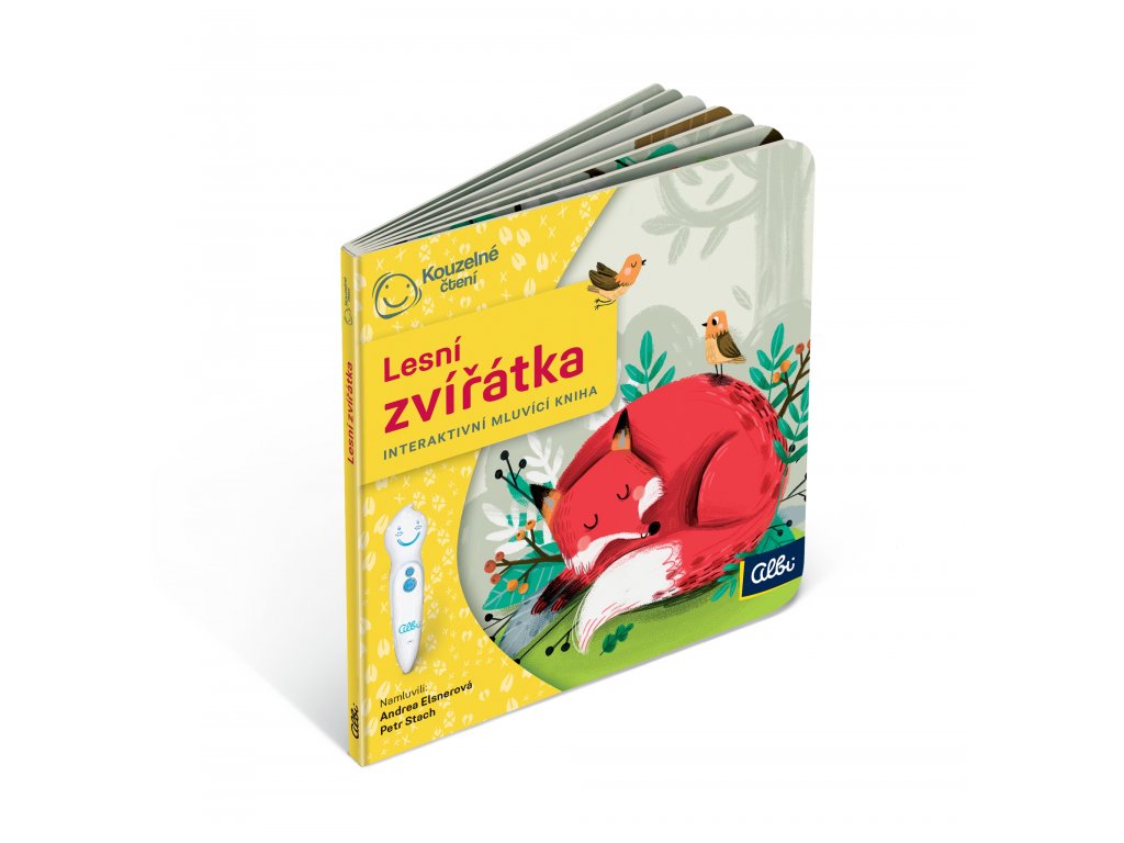 Lesní zvířátka interaktivní mluvící kniha
