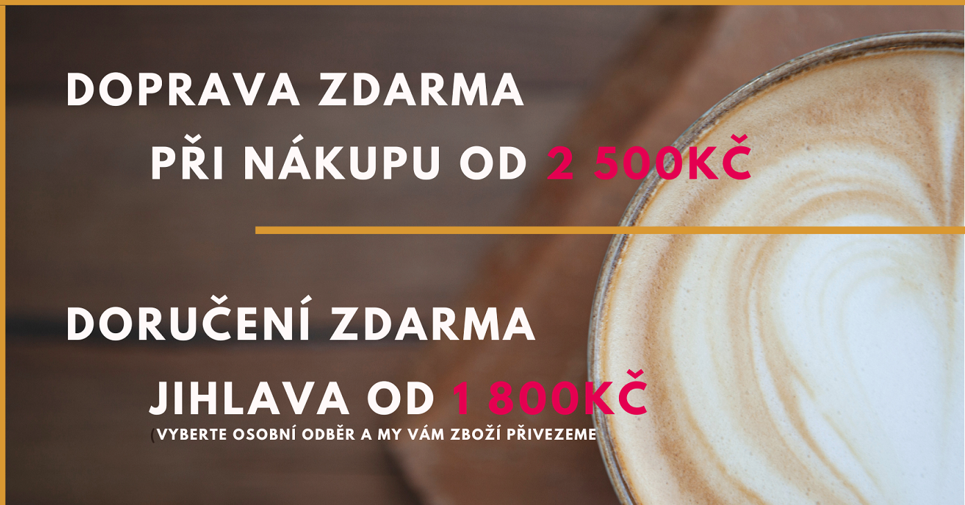 Doprava zdarma při nákupu již od 2 500 Kč