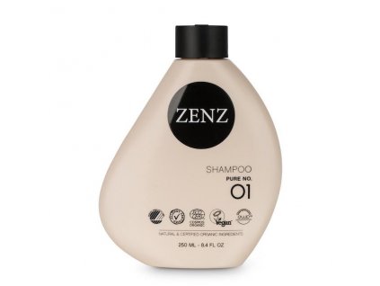 ZENZ NO.01 Pure shampoo 250 ml šetrný šampon bez parfemace