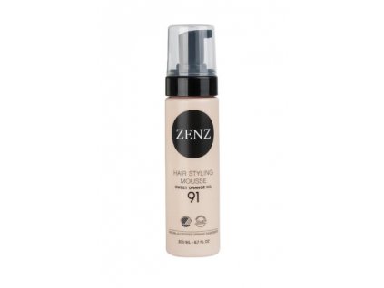 zenz hair styling mousse orange no 91 extra volume 200 ml 2@2x