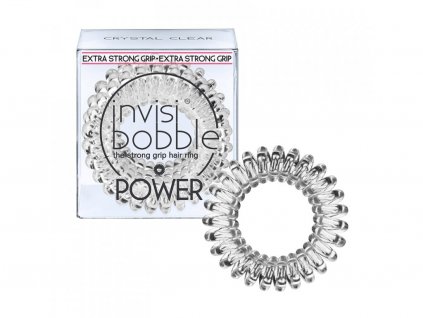 7289 1 invisibobble power crystal clear gumicka do vlasu transparentni 3ks