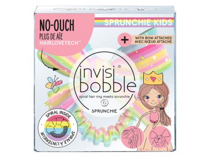 Invisibobble Kids SlimSprunchie mit Schleife Let's Chase Rainbows