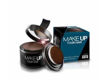 Vlasový make-up na odrosty Cover hair 4 g - tmavě hnědý