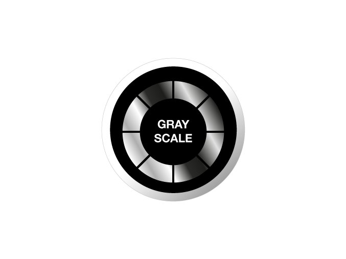 gobo odstiny sedi foto grayscale sklenene