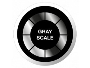 gobo odstiny sedi foto grayscale sklenene