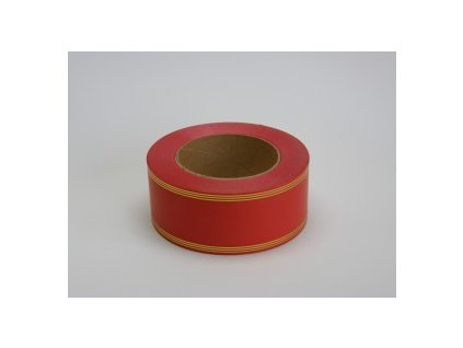 Stuha 50 mm x 50 m - červená