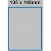 Etiketa 105 x 148 mm