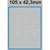 Etiketa 105 x 42,3 mm