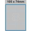 Etiketa 105 x 74 mm